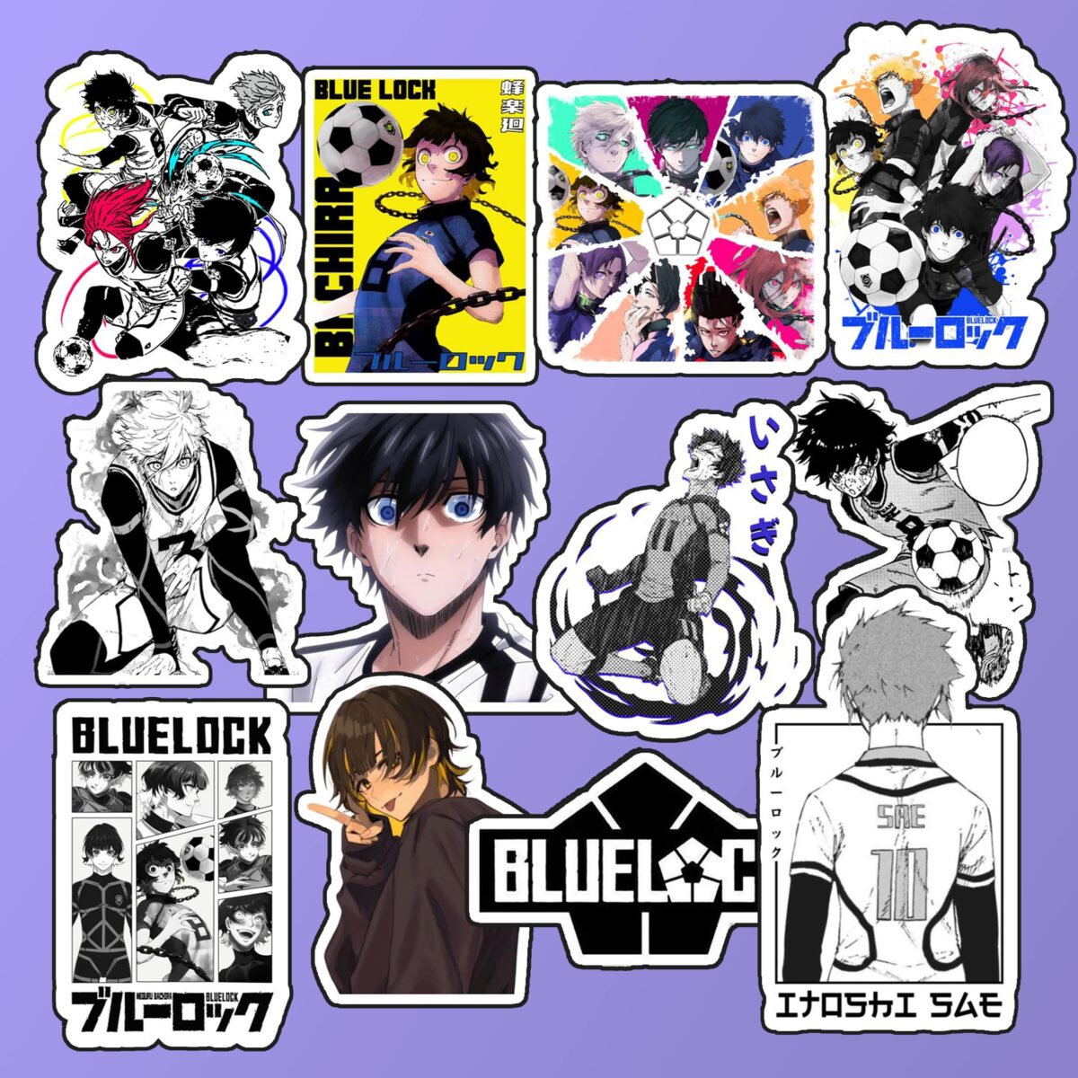 Bluelock sticker pack ( 12pcs ) - Image 1