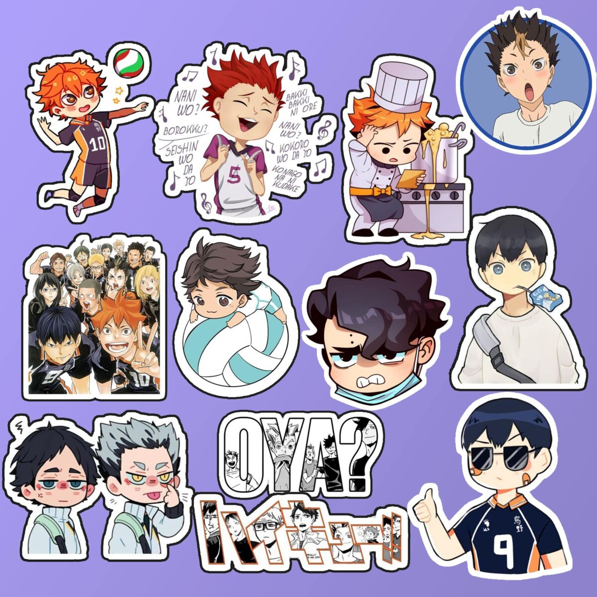 Haikyu stickerpack ( 11pcs ) - Image 1