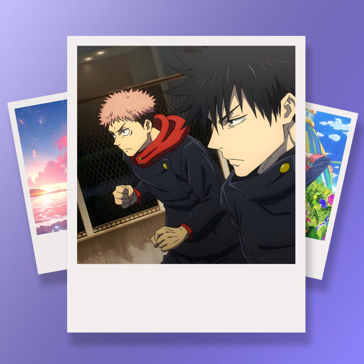 Itadori Yuji & Megumi Fushiguro  polaroid - Image 1