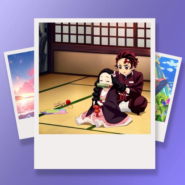 Nezuko & tanjiro polaroid