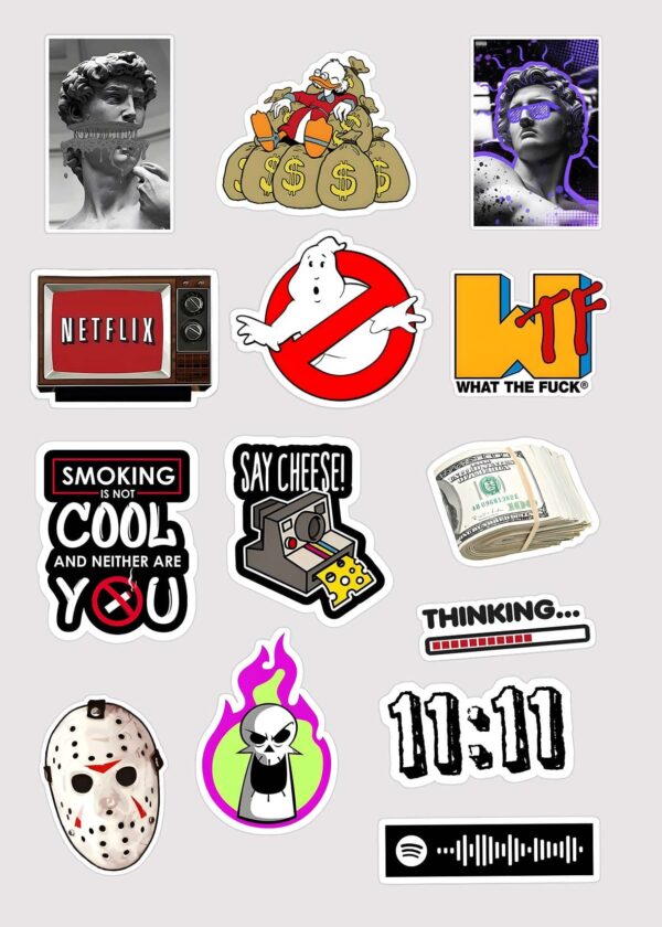 Aesthetic mini sticker sheet