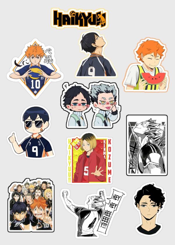 Haikyuu mini sticker sheet