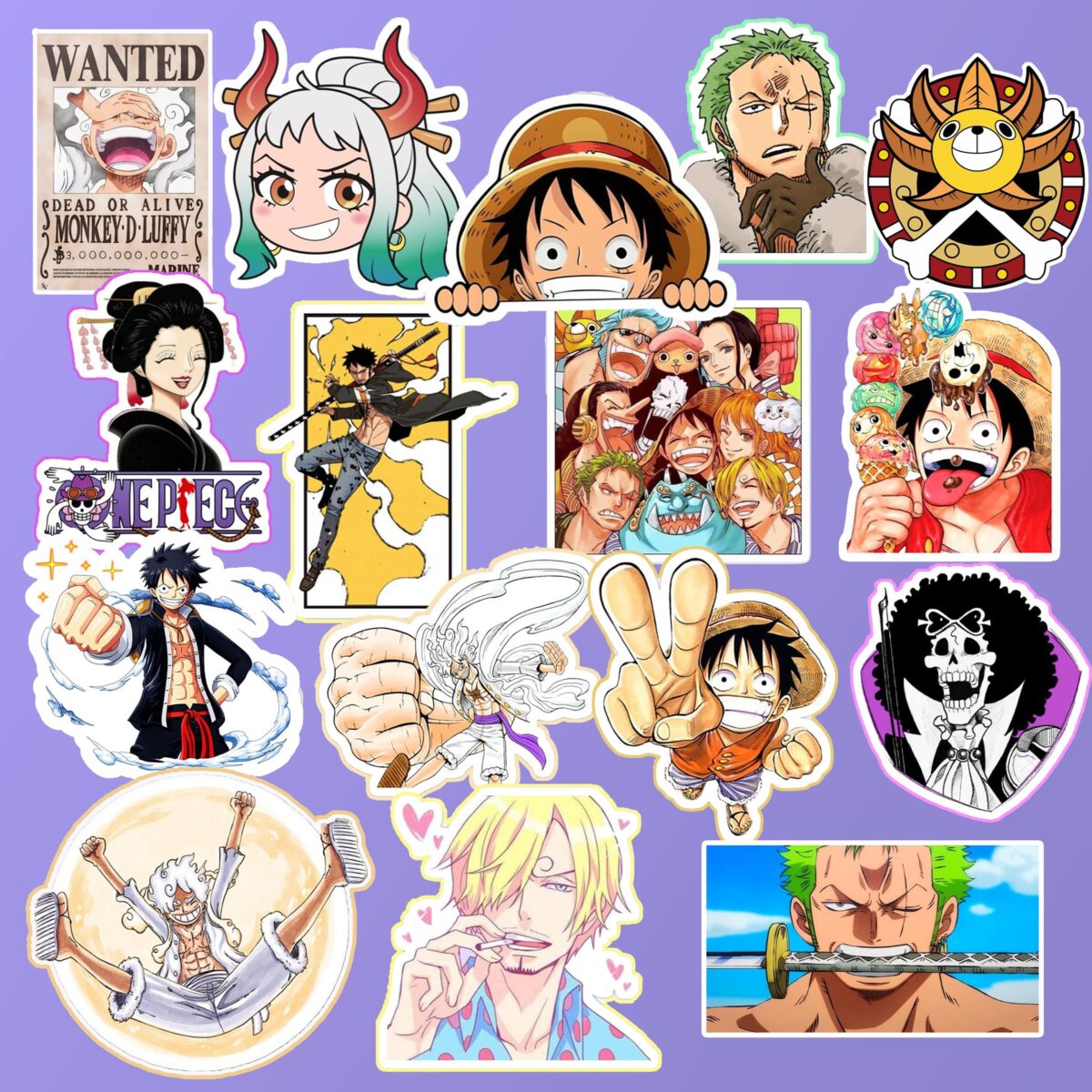 21 One piece sticker pack ( 20pcs) - Image 1