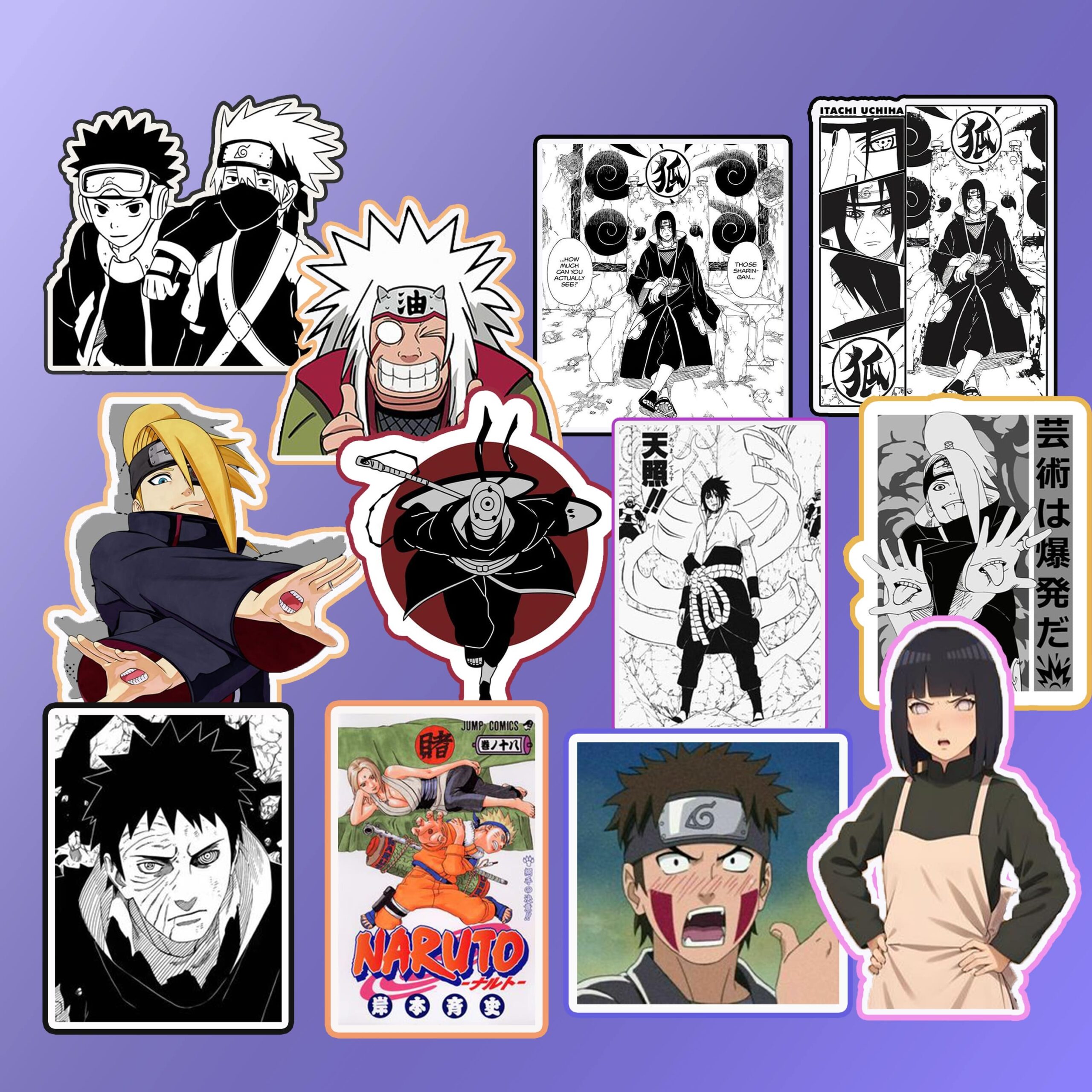 23 Naruto random sticker pack ( 12pcs ) - Image 1