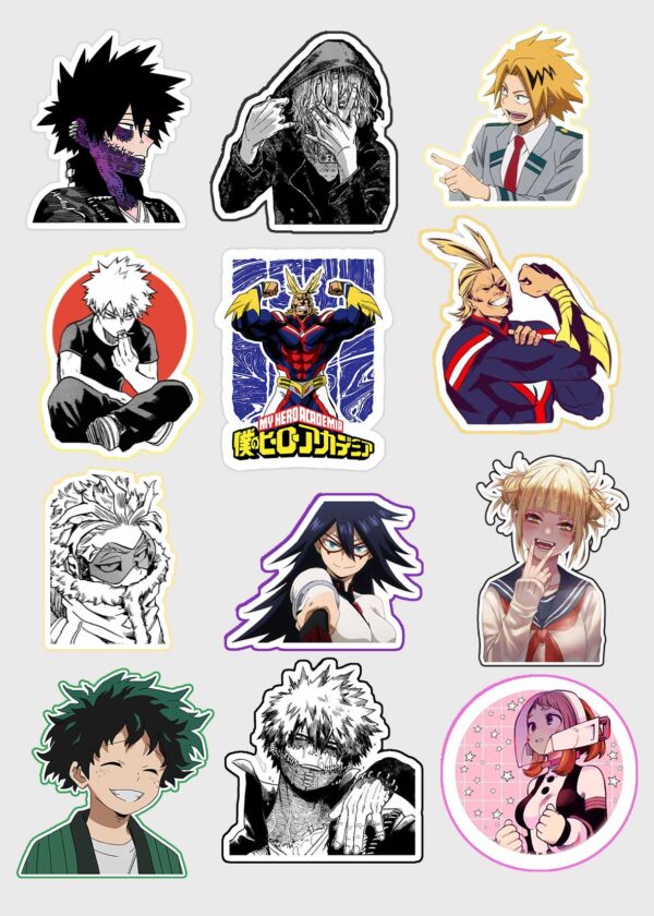My hero academia mini sticker sheet