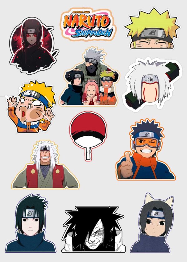 Naruto mini sticker sheet