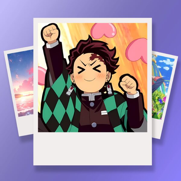 tanjiro polaroid