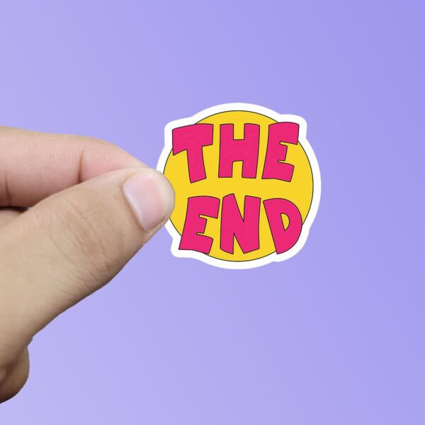 The end sticker