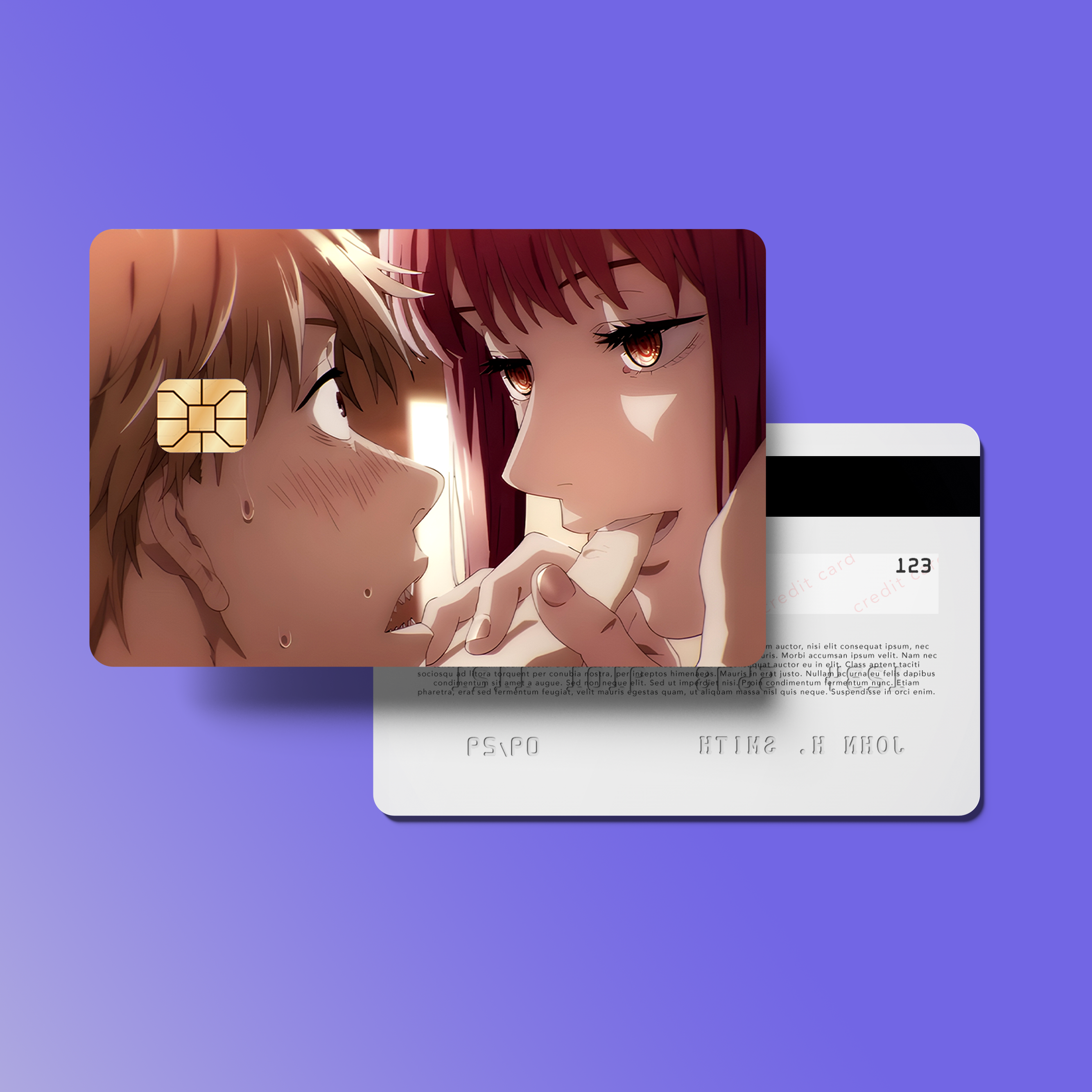 Chainsaw men credit card skin
