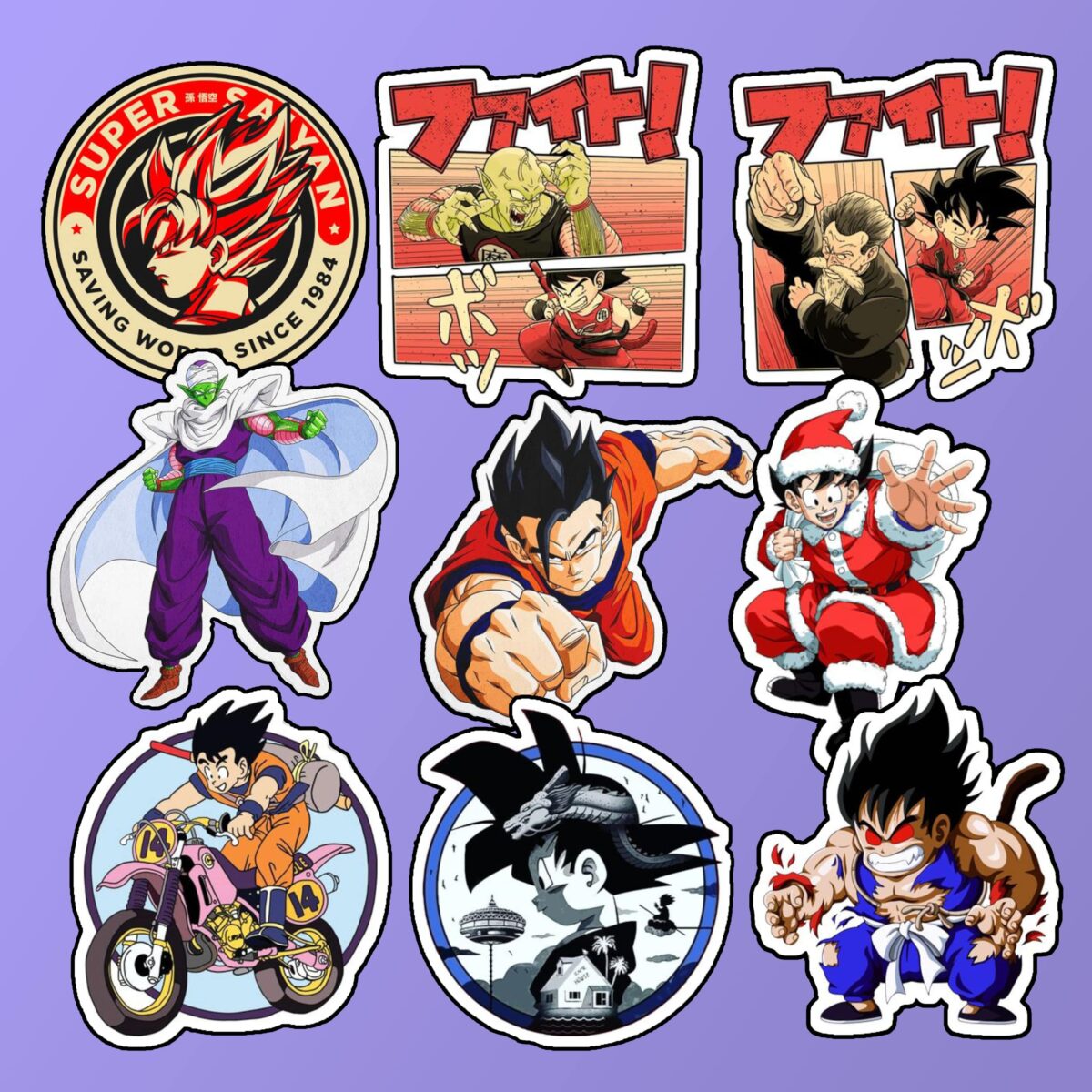 Dragonball sticker pack ( 10pcs ) - Image 1