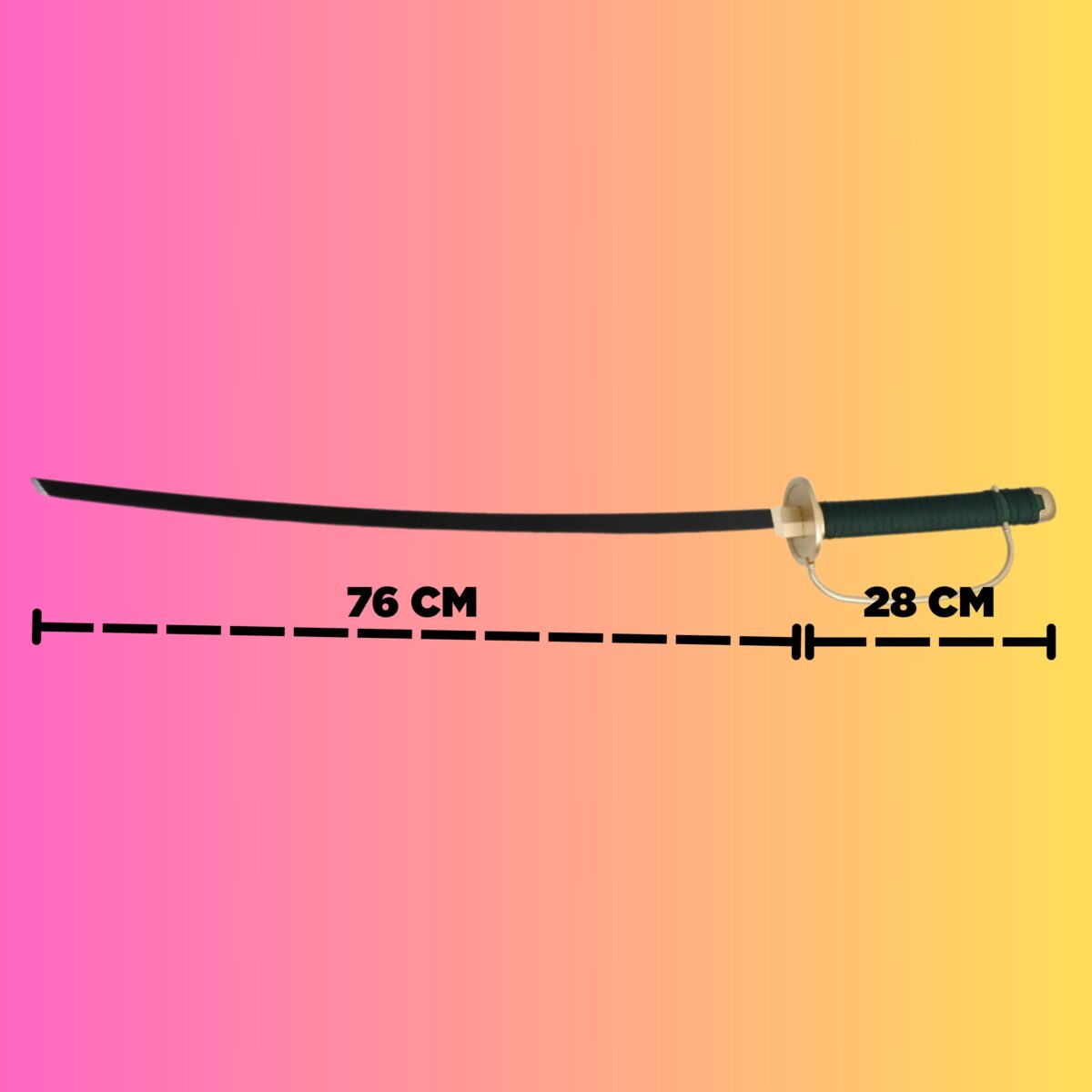 One Piece shanks Cosplay Premium Life size [ 104 CM ] Wooden Katana - Image 2