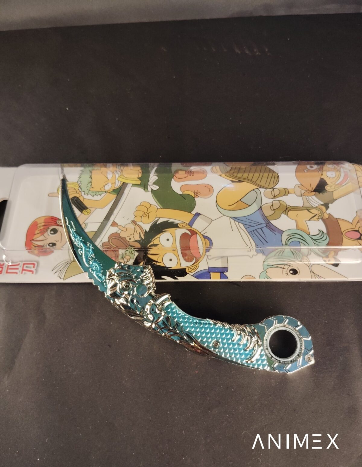 ANIME LIMITED EDITION FOLDABLE ROTATED KARAMBIT  WEAPON [ 18 CM ]  SET 2 || KARAMBIT - Image 1