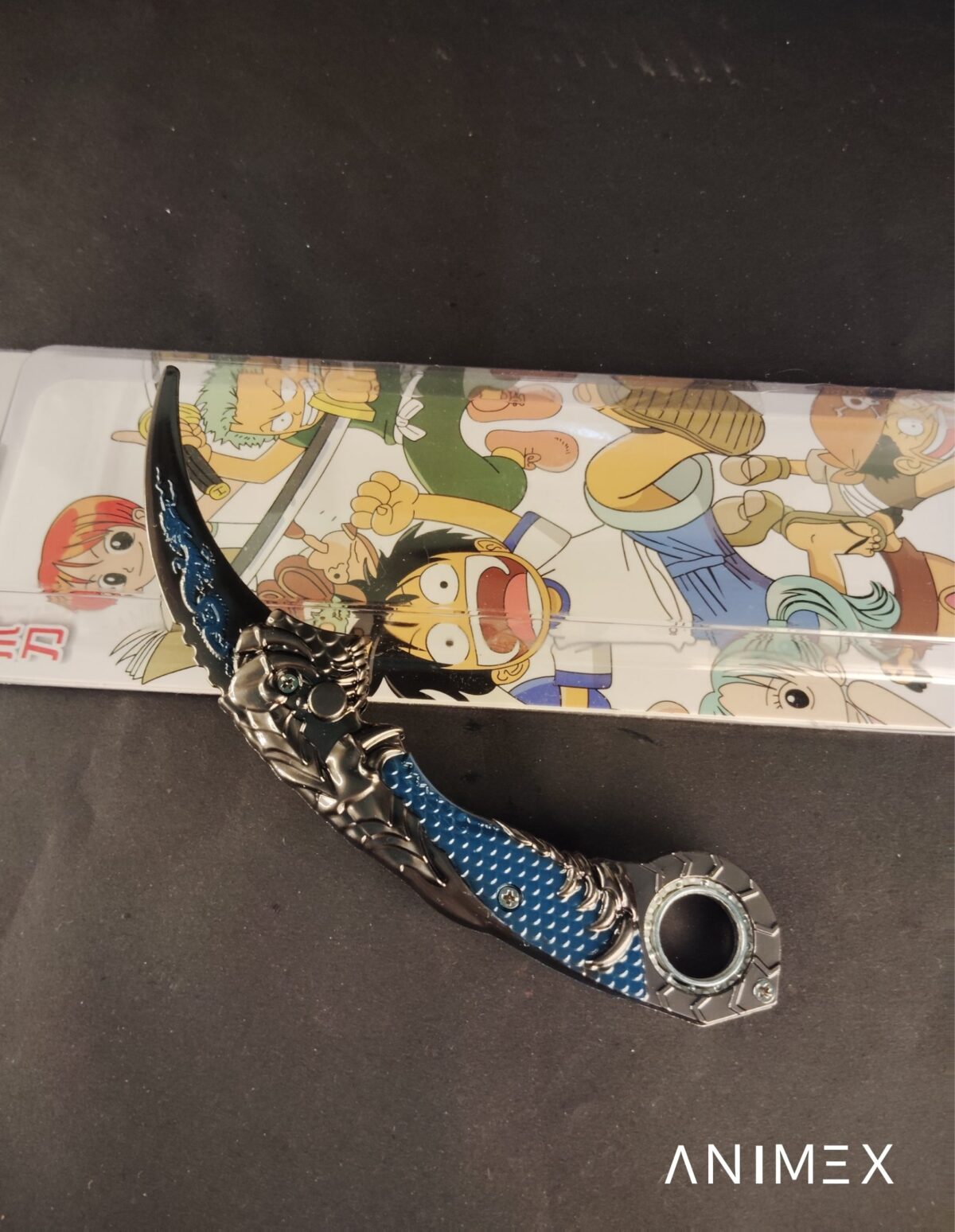ANIME LIMITED EDITION FOLDABLE ROTATED KARAMBIT  WEAPON [ 18 CM ]  SET 6 || KARAMBIT - Image 1