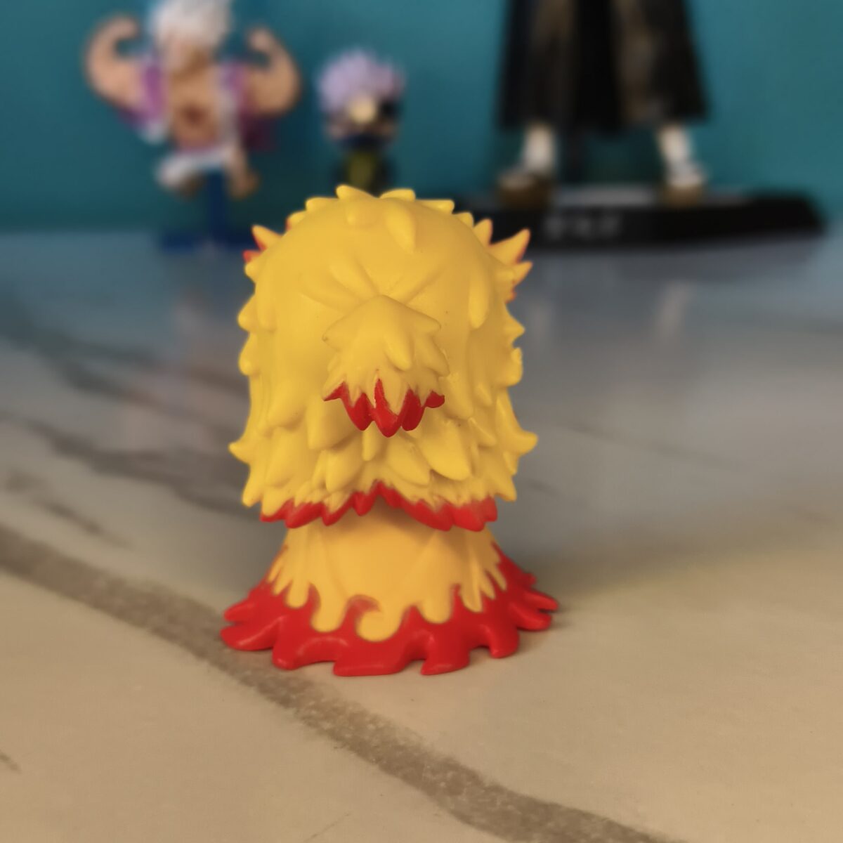 Demon Slayer Kyojuro Rengoku  Miniature Action Figure PVC [ 5 CM] || DEMON SLAYER - Image 2