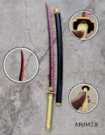 Demon Slayer Yoriichi Tsugikuni Cosplay Premium Life size [ 104 CM ] Wooden Katana